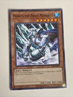 Yugioh - Mobius the Frost Monarch x 3 - 1st Edition NM - Plus Free Holo Card - A - Image 4