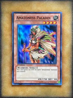 Yugioh Amazoness Paladin LCJW-EN087 Super Rare 1st Ed LP - Image 1