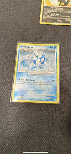 Pokemon TCG Arceus AR4 Holo Platinum Card - Image 1