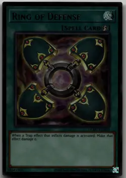 Ring of Defense Ultra Rare Legendary Collection Kaiba LCKC-EN033 LP - Image 1