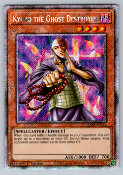Kycoo the Ghost Destroyer Yugioh RA03-EN110 Platinum Secret Rare PSR NM - Image 1
