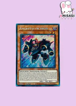Yu-Gi-Oh! Card Attack Synchron BLMR-DE003 Trading Card TCG German - Image 1