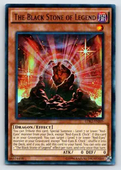 Yu-Gi-Oh! TCG THE BLACK STONE OF LEGEND HOLO LDK2-ENJ05 - Image 1