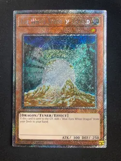 Yu-Gi-Oh! TCG The White Stone of Legend RA03 NM 1st Edition Platinum Secret Rare - Image 1
