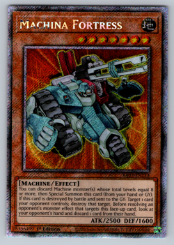 Machina Fortress Yugioh RA03-EN233 Platinum Secret Rare PSR NM - Image 1