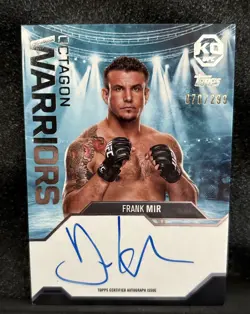 2025 Topps Knockout UFC #OW-FM Frank Mir Octagon Warriors Autograph Card /299 - Image 1