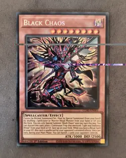 Yu-Gi-Oh! Black Chaos 1st Edition CORI-EN001 Englisch Secret Rare - Image 1