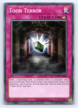 Toon Terror - TOCH-EN005 - Super Rare - 1st Edition - Yugioh - Image 1