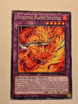 Fighting Flame Dragon●YUGIOH●MZMI●2024●ENGLISH●RARE●1st ED●NM●Y14 - Image 1