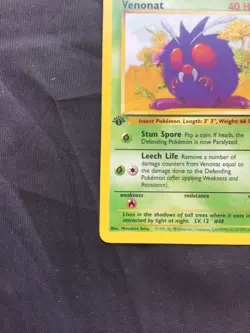 Pokemon Cards: Jungle 1st Edition Common: Venonat 63/64 - Image 5
