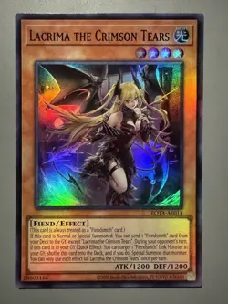 YUGIOH LACRIMA THE CRIMSON TEARS ASIA ENGLISH EDITION ROTA-AE014 SUPER RARE - Image 1