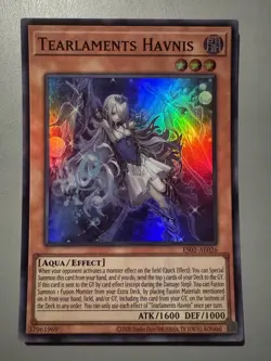 YUGIOH TEARLAMENTS HAVNIS ASIA ENGLISH EDITION ES02-AE026 SUPER RARE - Image 1