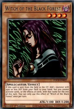 Witch of the Black Forest - TOCH-EN027 - LP+ - Rare - 1st ed - Yugioh - Image 1