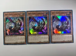 3 x Ghost Ogre & Snow Rabbit RA02-EN009 Super Rare 1st Edition YuGiOh Playset NM - Image 1