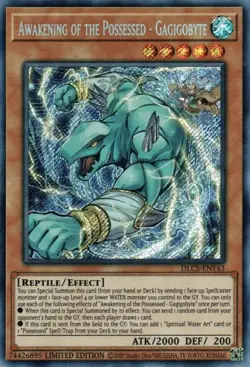 Yugioh Awakening of the Possessed - Gagigobyte DLCS-EN143 (SEALED) Secret M/NM - Image 1