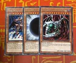 YUGIOH WICKED GOD SET AVATAR ERASER DREADROOT RARE NM KICO-EN060/61/62 - Image 1