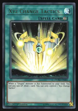 Xyz Change Tactics - DUPO-EN065 - Ultra Rare - 1st Edition Yugioh - Image 1