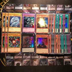 YuGiOh! Kaiba's Blue Eyes White Dragon & Joey's Red Eyes Black Dragon Decks! - Image 1