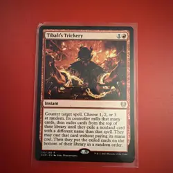 MTG Tibalt's Trickery Kaldheim 153/285 Regular Rare - Image 1