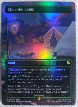 Chocobo Camp (Borderless) Commander: Final Fantasy Foil Rare NM MTG - Image 2