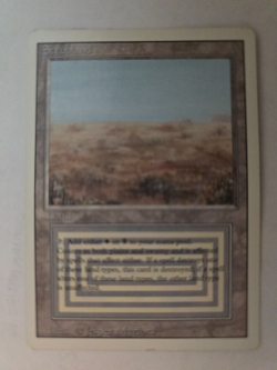 Scrubland Revised Edition Dual Land Magic: The Gathering Lightly Played - Image 1
