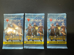 Lot of 3 Magic: The Gathering March of the Machine The Aftermath Booster Packs - Image 1