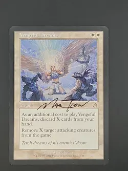 MTG Magic The Gathering Signed Vengeful Dreams Mark Tedin Autographed #2 - Image 1
