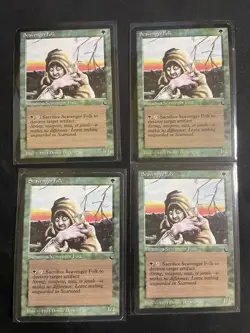 MtG X4 Scavenger Folk The Dark Magic The Gathering - Image 1