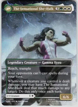 Jennifer Walters Borderless 328 Marvel Super Heroes Magic the Gathering - Image 2
