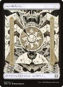 1x Plains (Phyrexian text) - NM - Phyrexia: All Will Be One - SPARROW MAGIC - Image 1