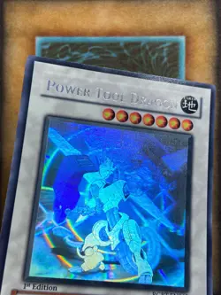 Yugioh Power Tool Dragon RGBT-EN042 Ghost Rare 1st Ed MP (#1) - Image 3