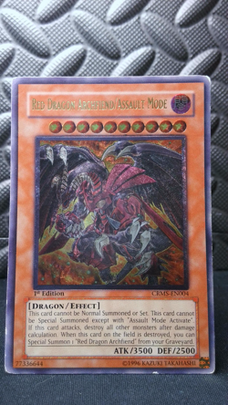 | Yugioh Red Dragon Archfiend/Assault Mode CRMS-EN004 1st Ed Ultimate Rare MP | - Image 2