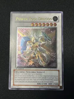 Yugioh Power Tool Dragon RGBT-EN042 Ultimate Rare 1st Ed NM - Image 1