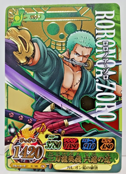 One Piece One Py Berry Match IC Roronoa Zoro Gold Color Card Collection - Image 1