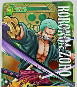 One Piece One Py Berry Match IC Roronoa Zoro Gold Color Card Collection - Image 2