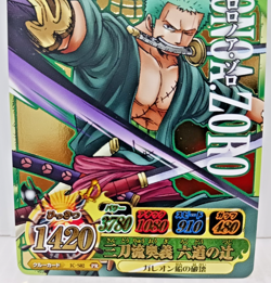 One Piece One Py Berry Match IC Roronoa Zoro Gold Color Card Collection - Image 3