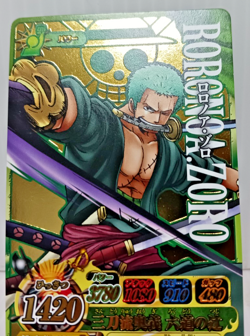 One Piece One Py Berry Match IC Roronoa Zoro Gold Color Card Collection - Image 4
