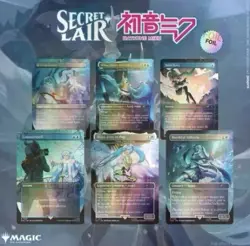 MTG ENGLISH FOIL Hatsune Miku: Winter Diva MTG Secret Lair 2025 Sealed - Image 1