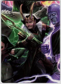 Loki God of Lies Art Card 12 Art Series: Marvel Super Heroes Magic the Gathering - Image 1