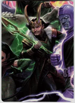 Loki God of Lies Art Card 12 Art Series: Marvel Super Heroes Magic the Gathering - Image 1
