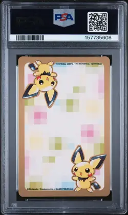 2000 POKEMON GOLD VERSION PART 2 PLAYING CARDS 7 OF HEARTS #197C UMBREON PSA 10 - Image 2