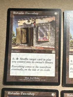 Rishadan Pawnshop X4 Urza’s Saga Various Play Condition See Pics Front Back - Image 5