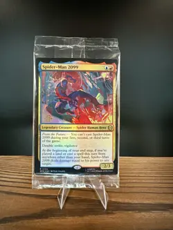 Spider-Man 2099 (SPM 0150) Prerelease Promo Card 2025, Foil, Magic The Gathering - Image 1