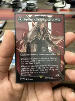 Sephiroth, Fabled SOLDIER (0382) (Borderless) Final Fantasy Regular - Image 3