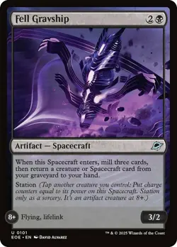 Fell Gravship - Foil - Edge of Eternities - Near Mint - Image 1