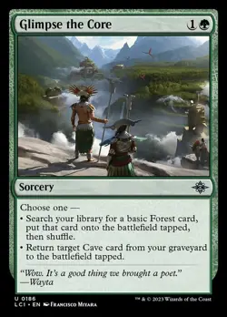 Glimpse the Core - The Lost Caverns of Ixalan - Near Mint - Image 1