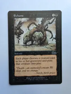 MTG Exhume (USG) Urza's Saga Regular Common 134/350 - Image 1