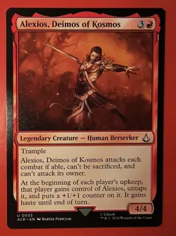 MAGIC ,MTG: ALEXIOS,DEIMOS OF KOSMOS /ACR /UNCOMMON #0033/ NM REGULAR FINISH - Image 1