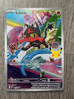 Pokemon First Partners Illustration Collection MEP Rowlet Litten Popplio - Image 5