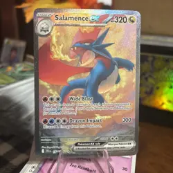Pokemon SALAMENCE EX 187/159 Journey Together Special Illustration Rare Holo NM - Image 1